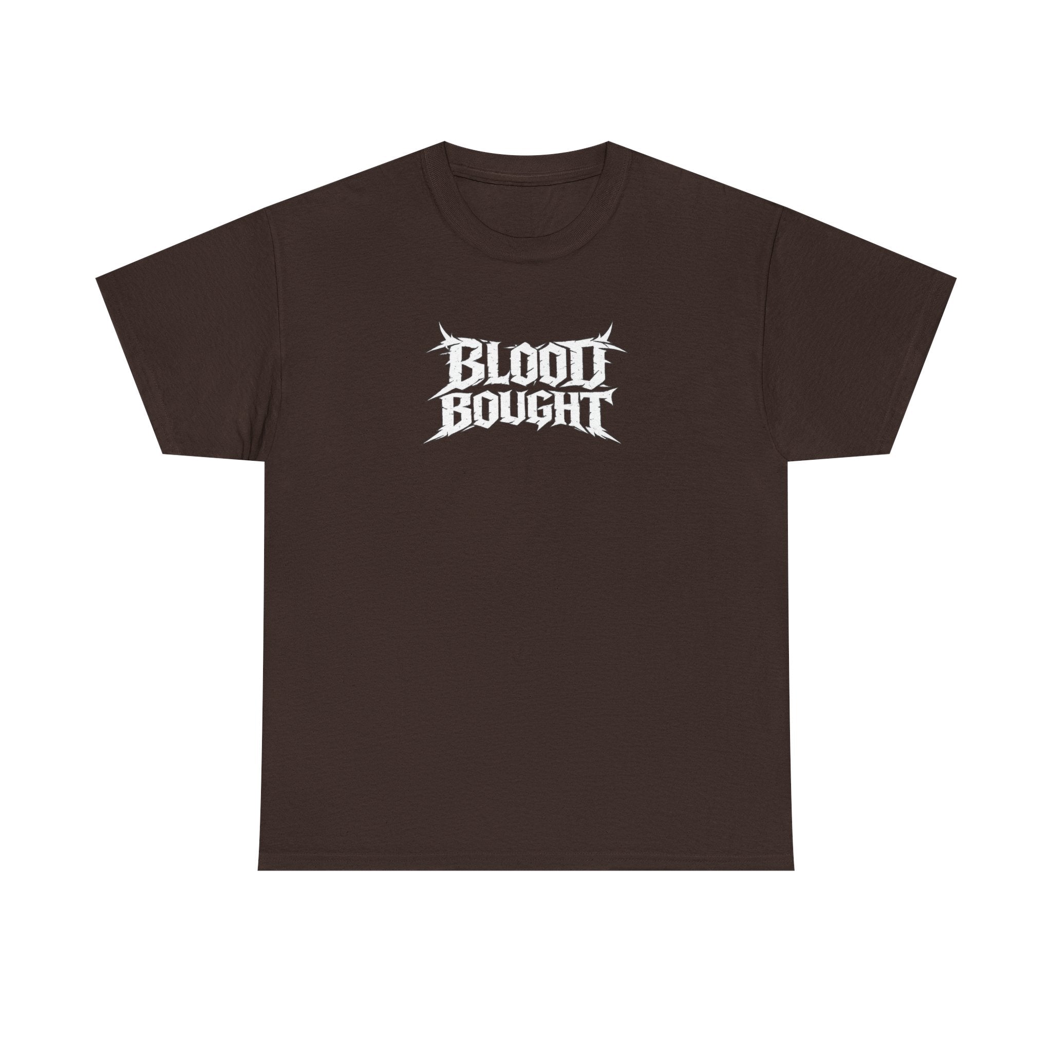 Blood Bought T-Shirt — Gothic Cross & Crown of Thorns Graphic Tee