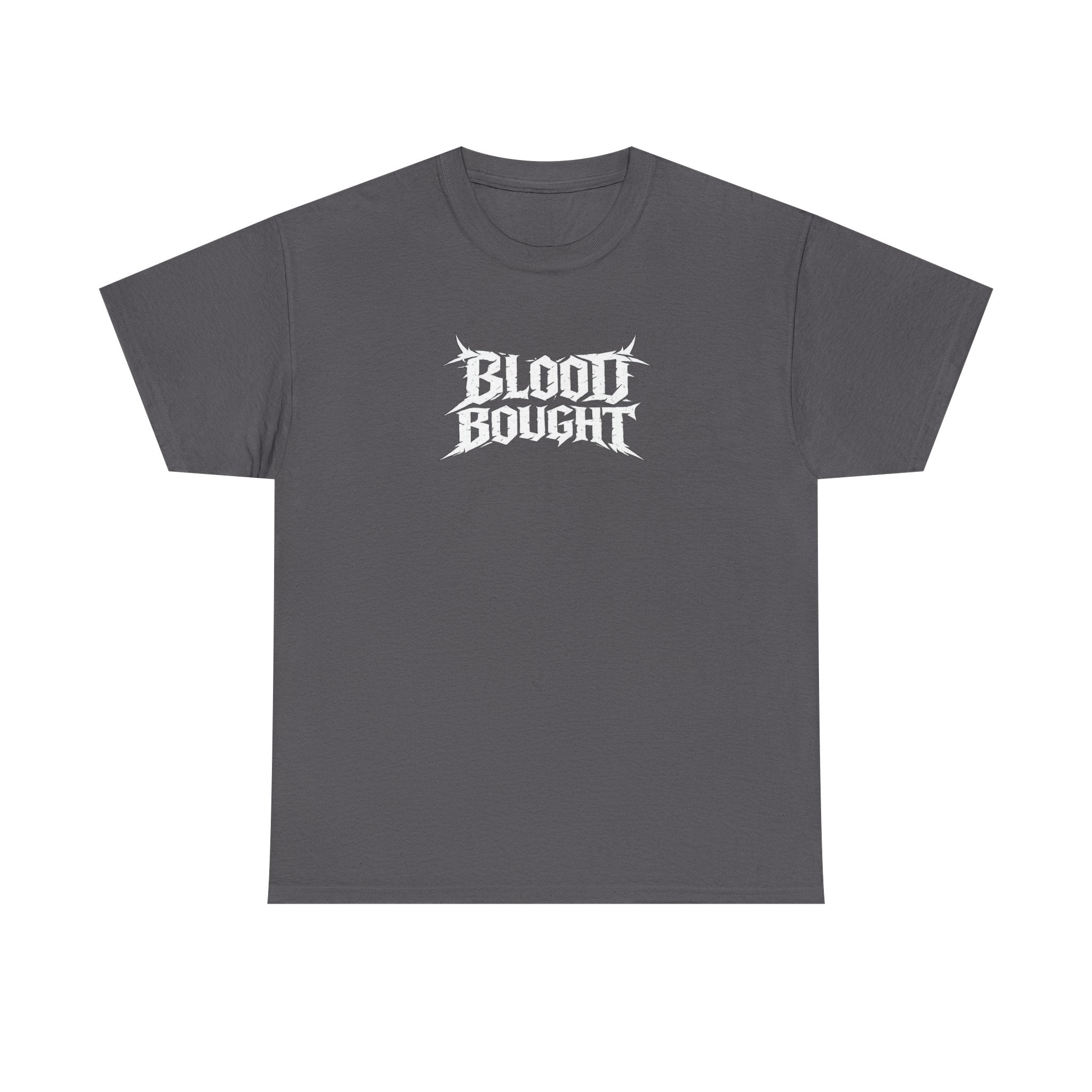 Blood Bought T-Shirt — Gothic Cross & Crown of Thorns Graphic Tee