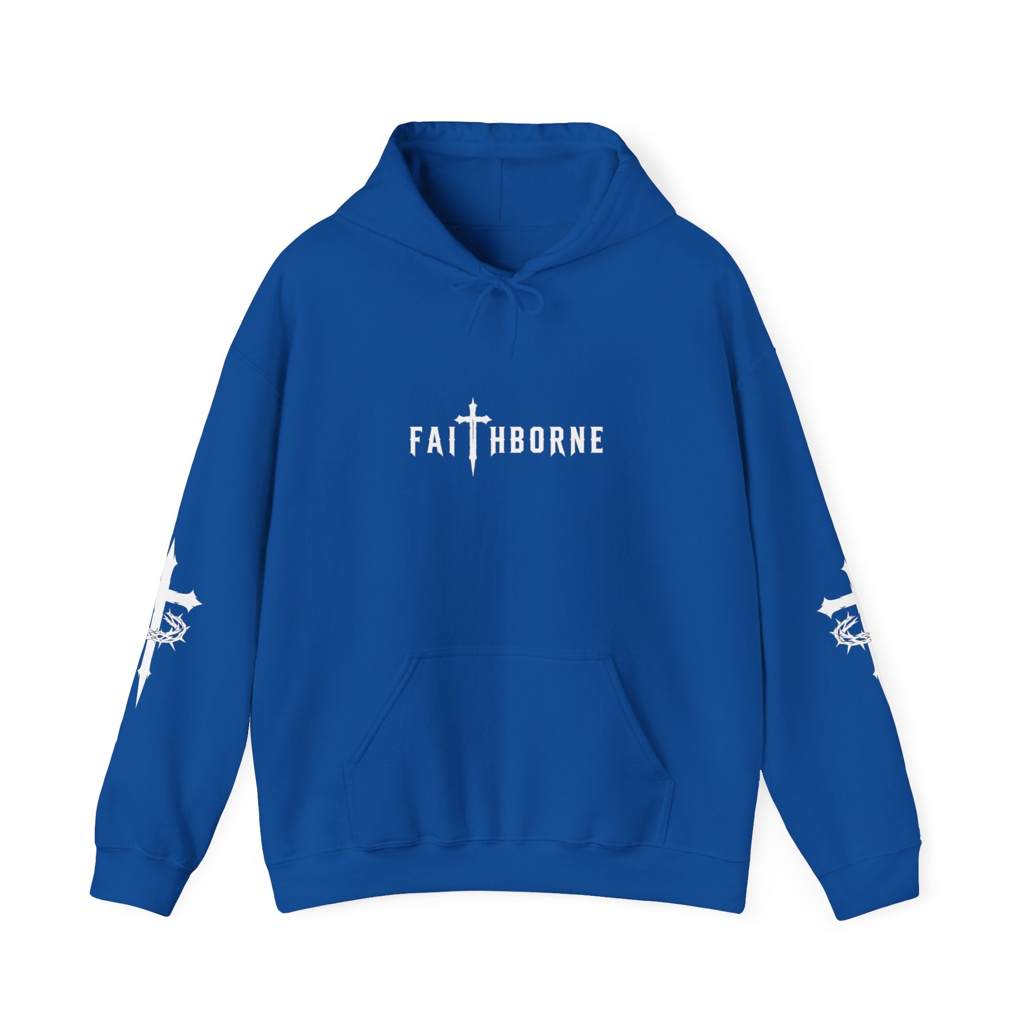 Faithborne "Carry Your Cross" Hoodie - Christian Faith Graphic Pullover