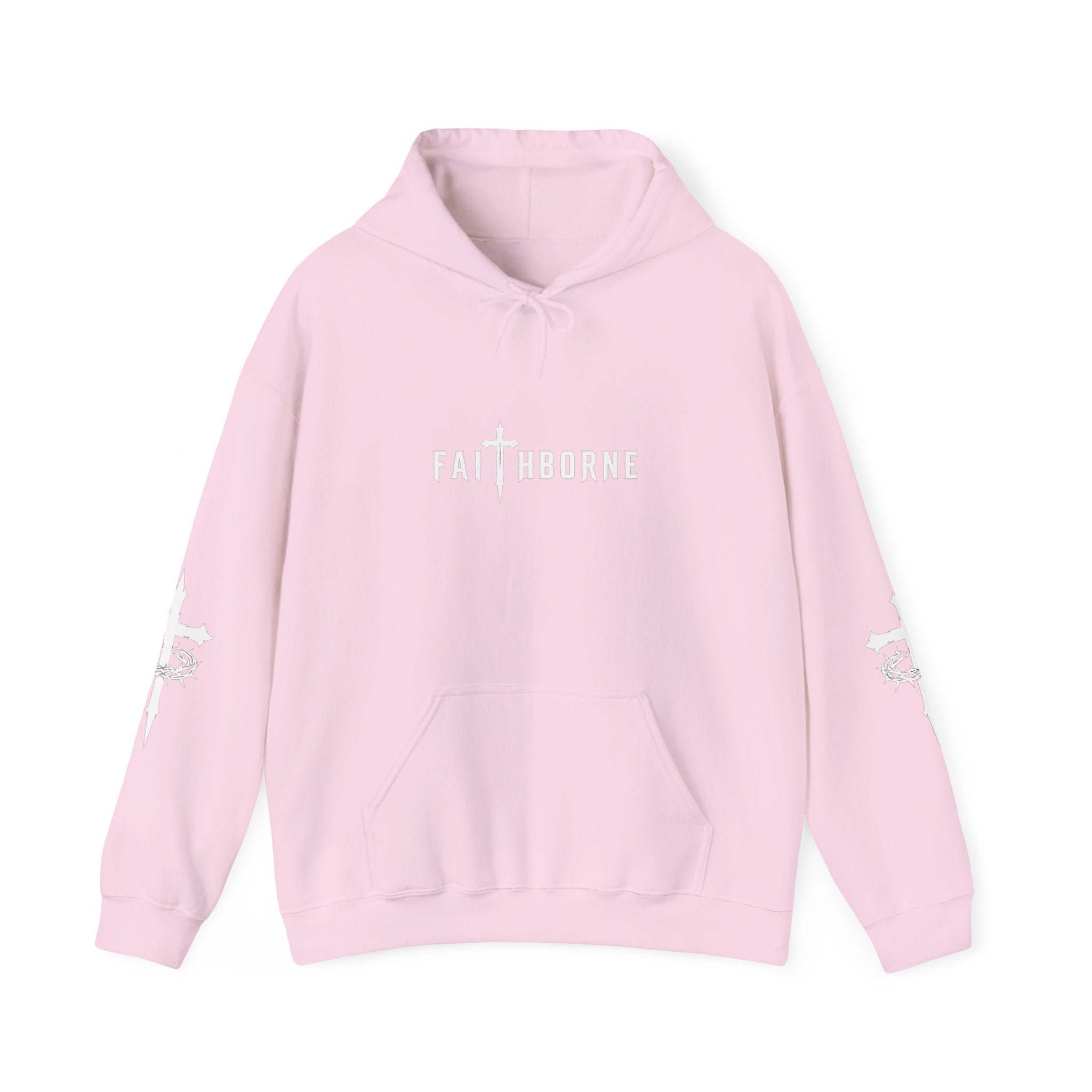 Faithborne "Carry Your Cross" Hoodie - Christian Faith Graphic Pullover