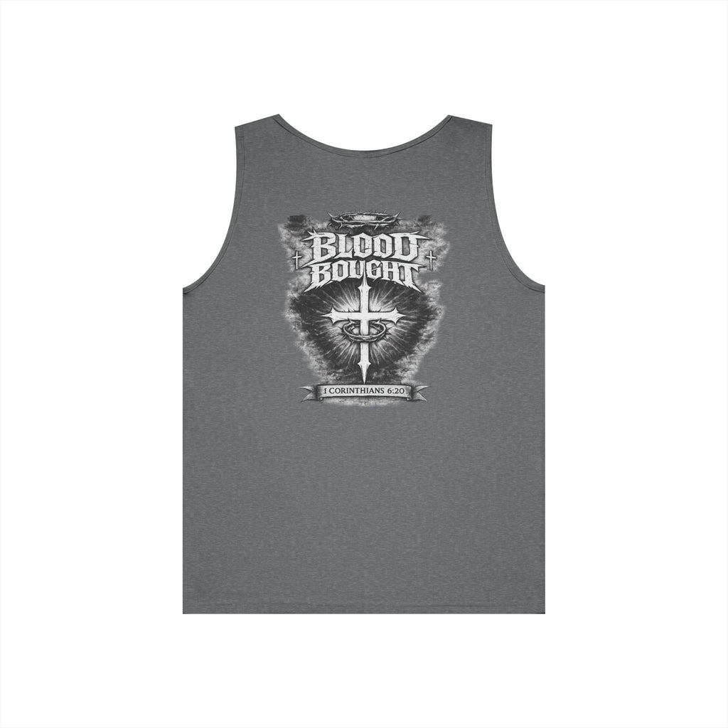 Christian 'Blood Bought' Graphic Tank Top