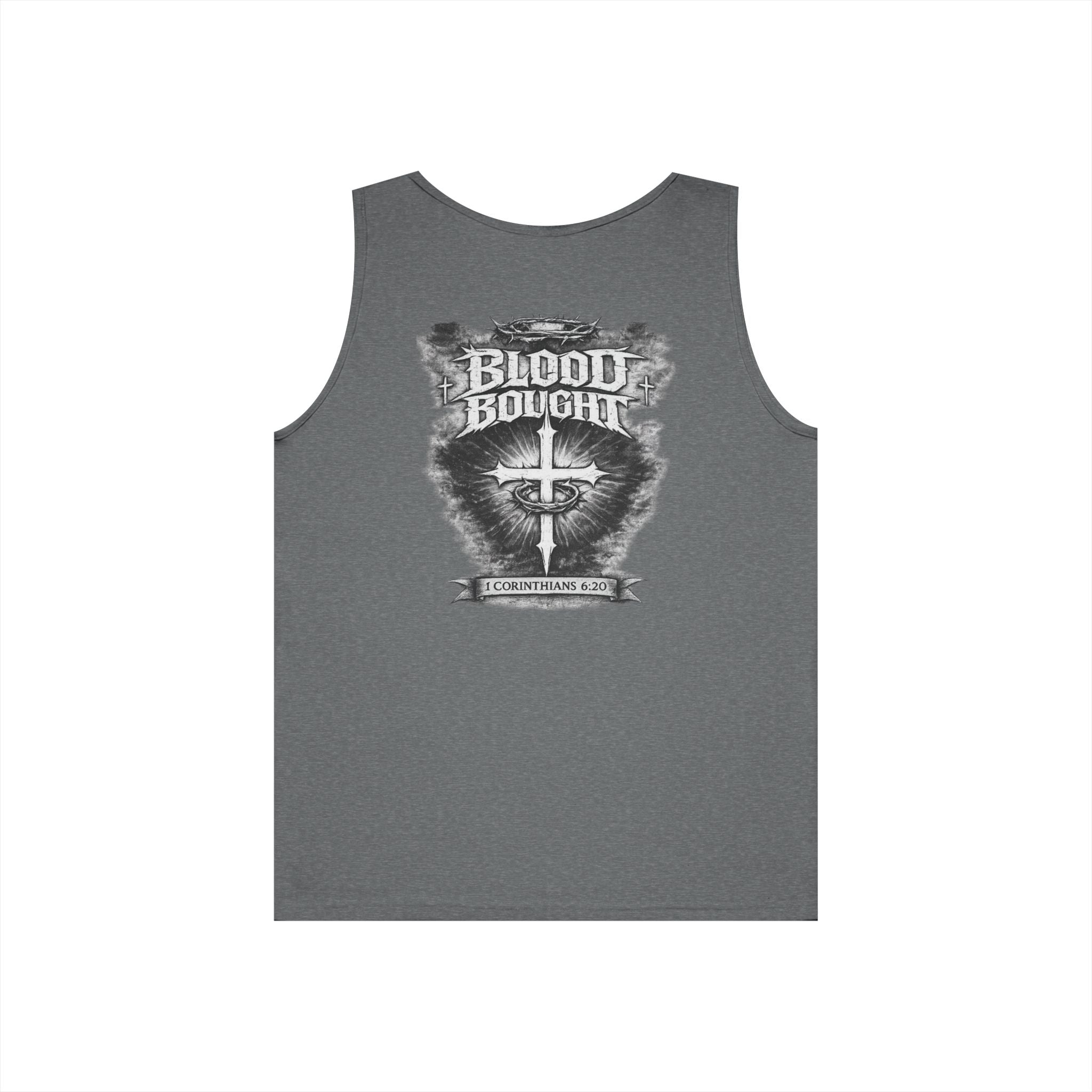 Christian 'Blood Bought' Graphic Tank Top