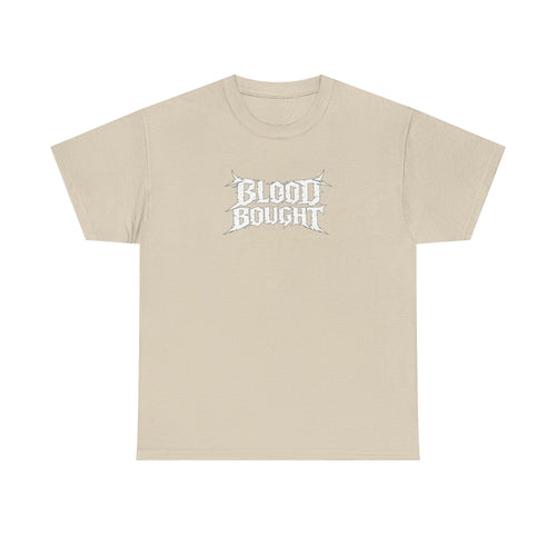 Blood Bought T-Shirt — Gothic Cross & Crown of Thorns Graphic Tee