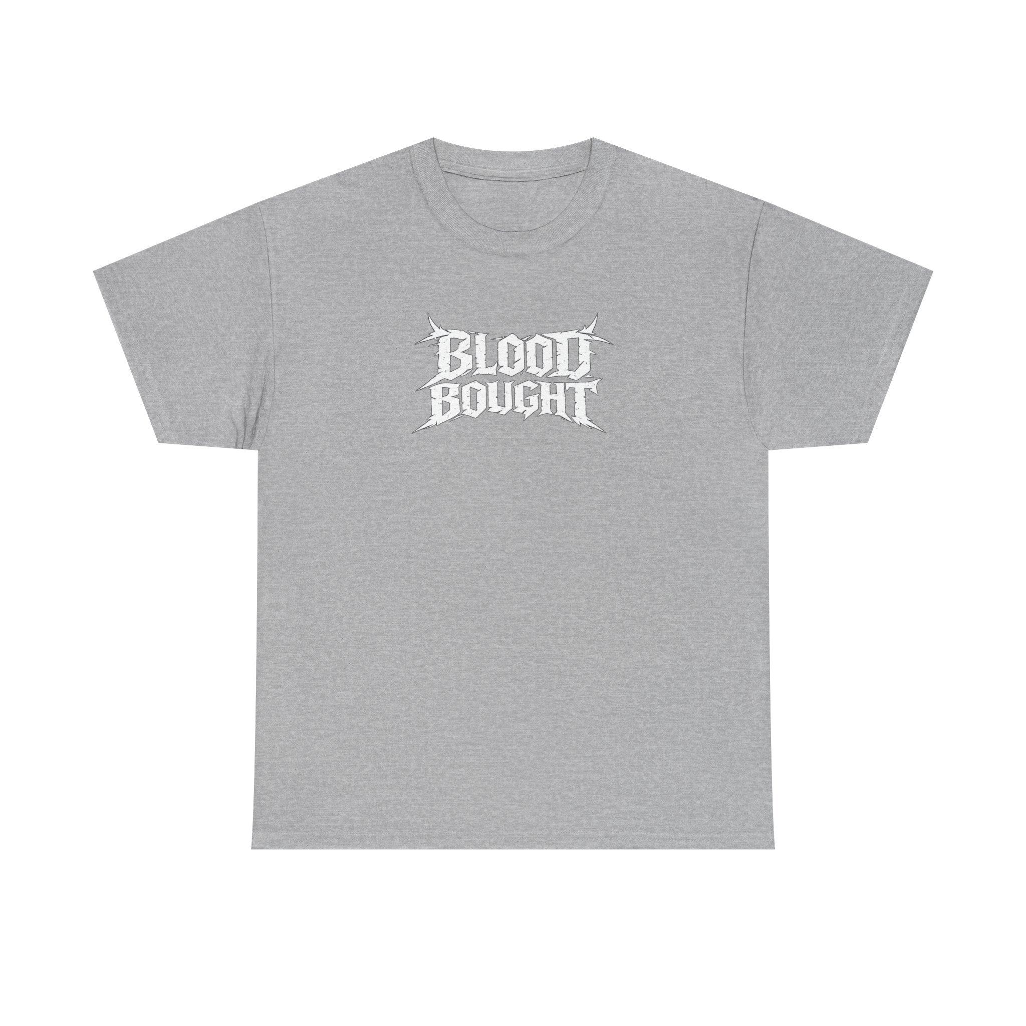 Blood Bought T-Shirt — Gothic Cross & Crown of Thorns Graphic Tee