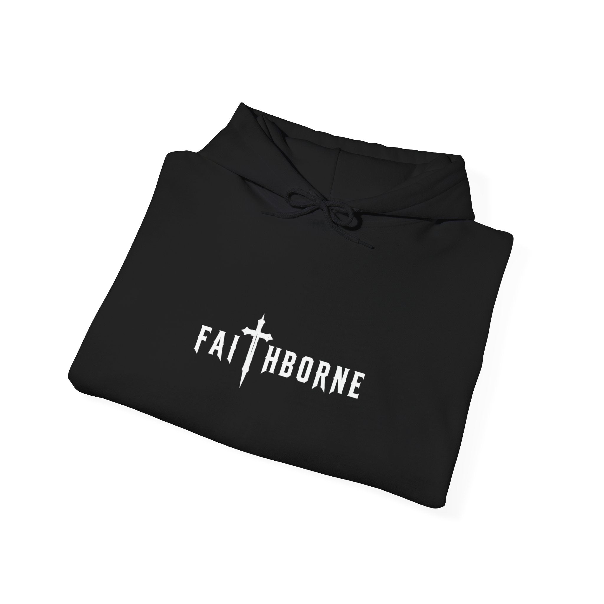 Faithborne "Carry Your Cross" Hoodie - Christian Faith Graphic Pullover