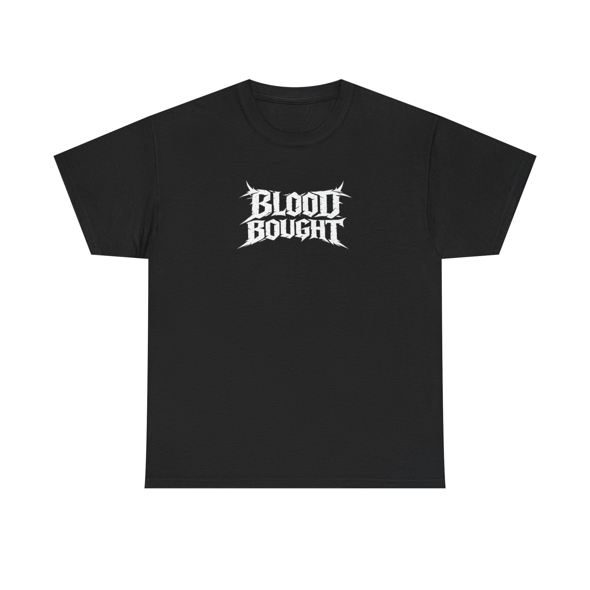Blood Bought T-Shirt — Gothic Cross & Crown of Thorns Graphic Tee