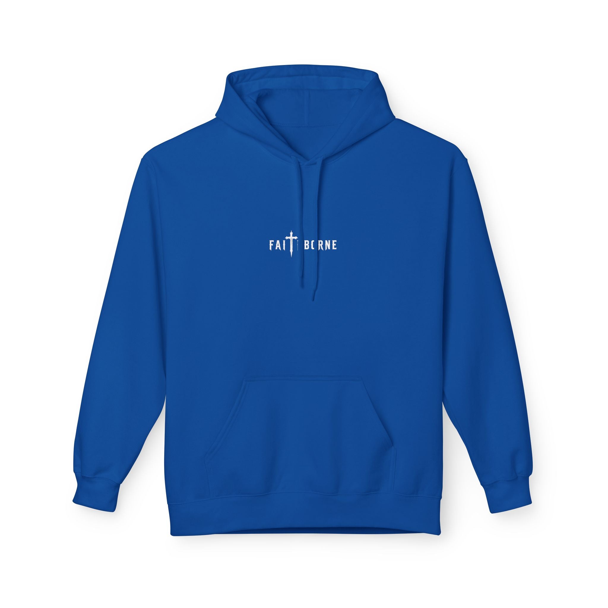 Christian Hoodie "She will not fail" Psalm 46:5 Cross & Crown of Thorns with Roses Design