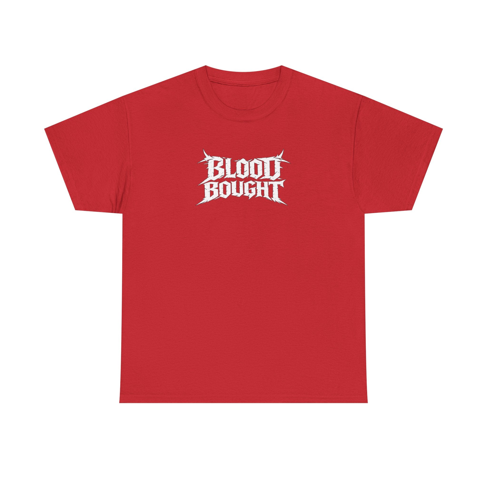 Blood Bought T-Shirt — Gothic Cross & Crown of Thorns Graphic Tee