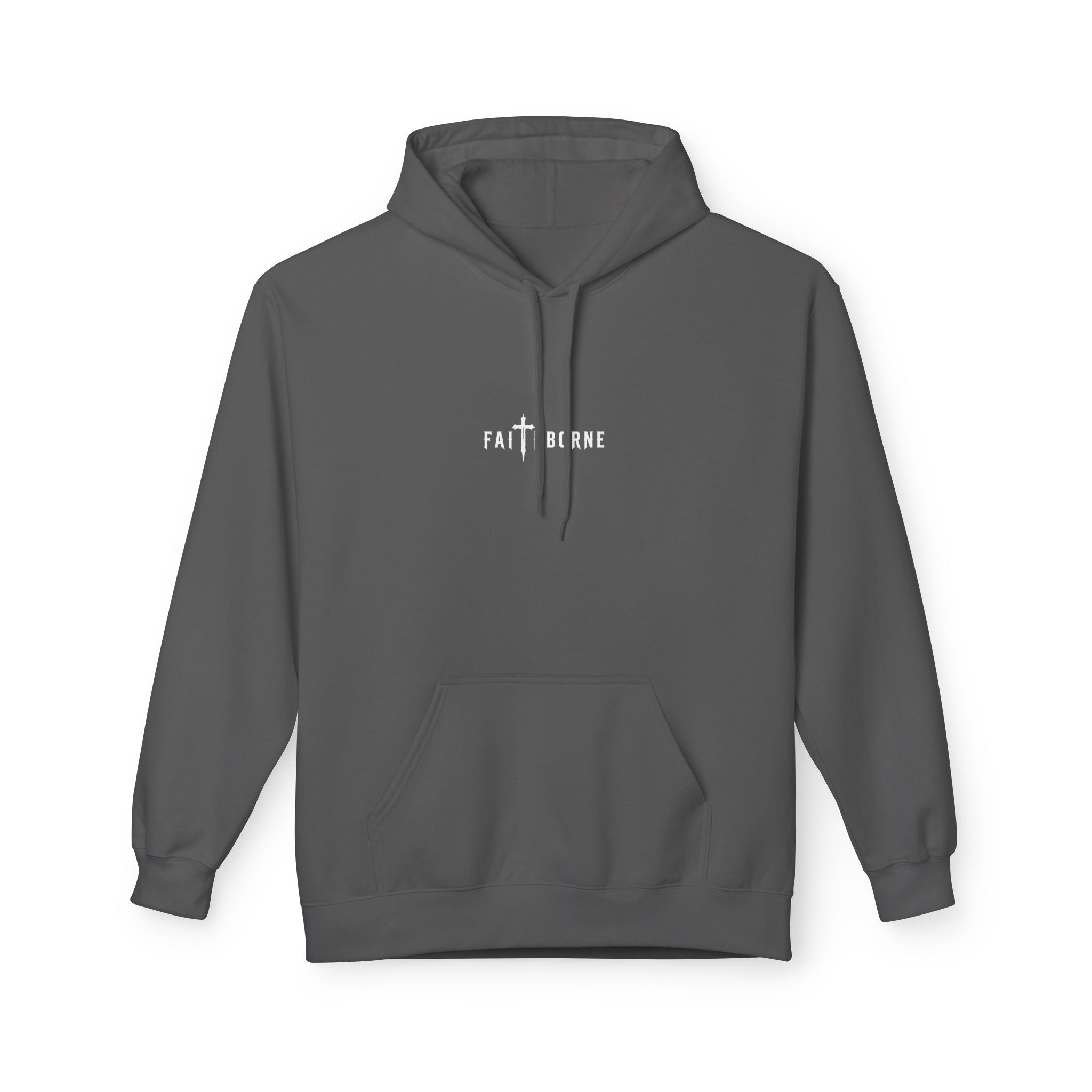 Christian Hoodie "She will not fail" Psalm 46:5 Cross & Crown of Thorns with Roses Design
