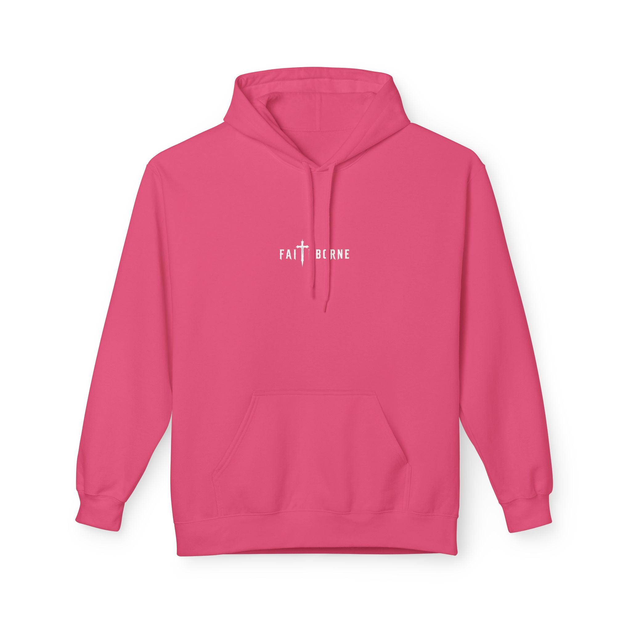 Christian Hoodie "She will not fail" Psalm 46:5 Cross & Crown of Thorns with Roses Design