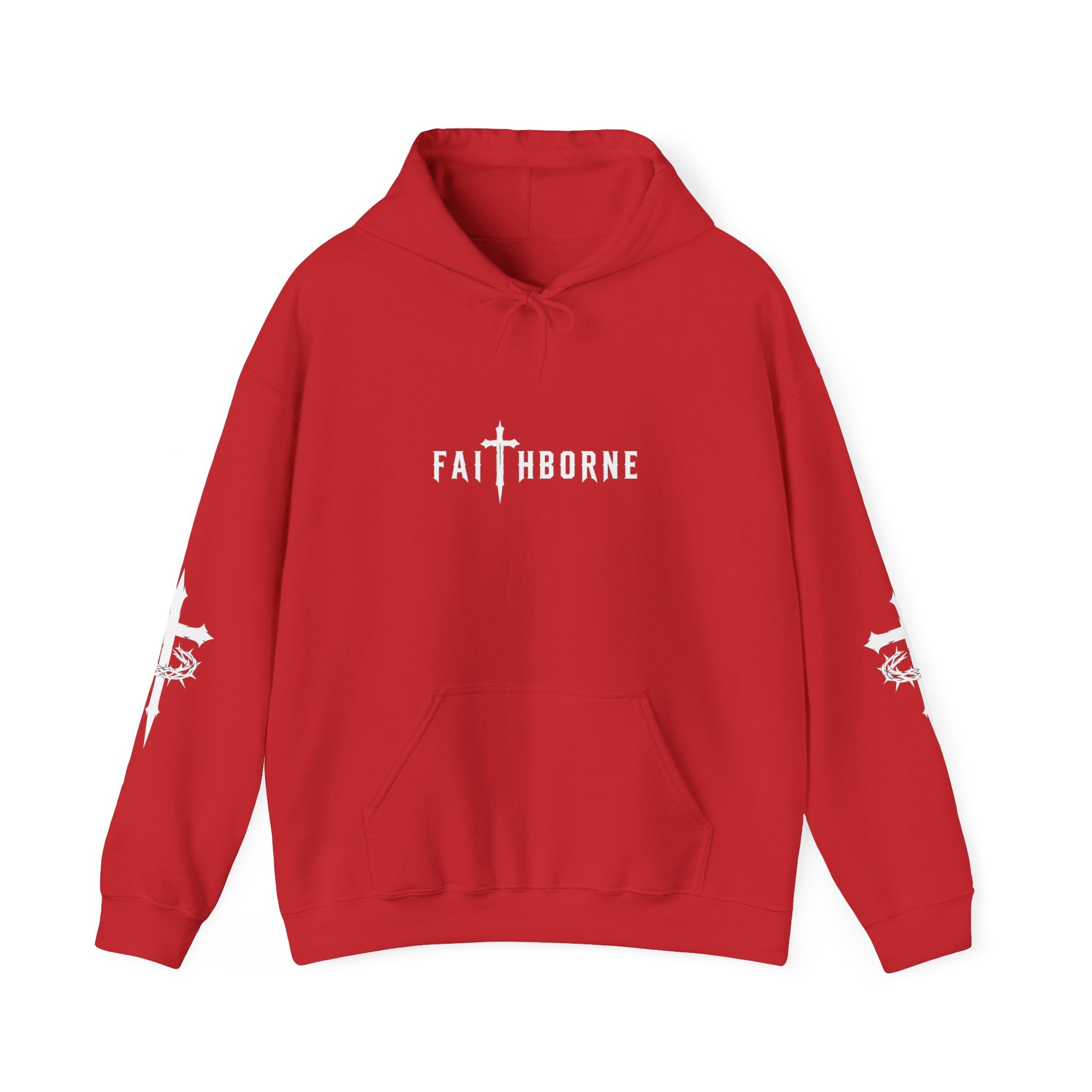 Faithborne "Carry Your Cross" Hoodie - Christian Faith Graphic Pullover