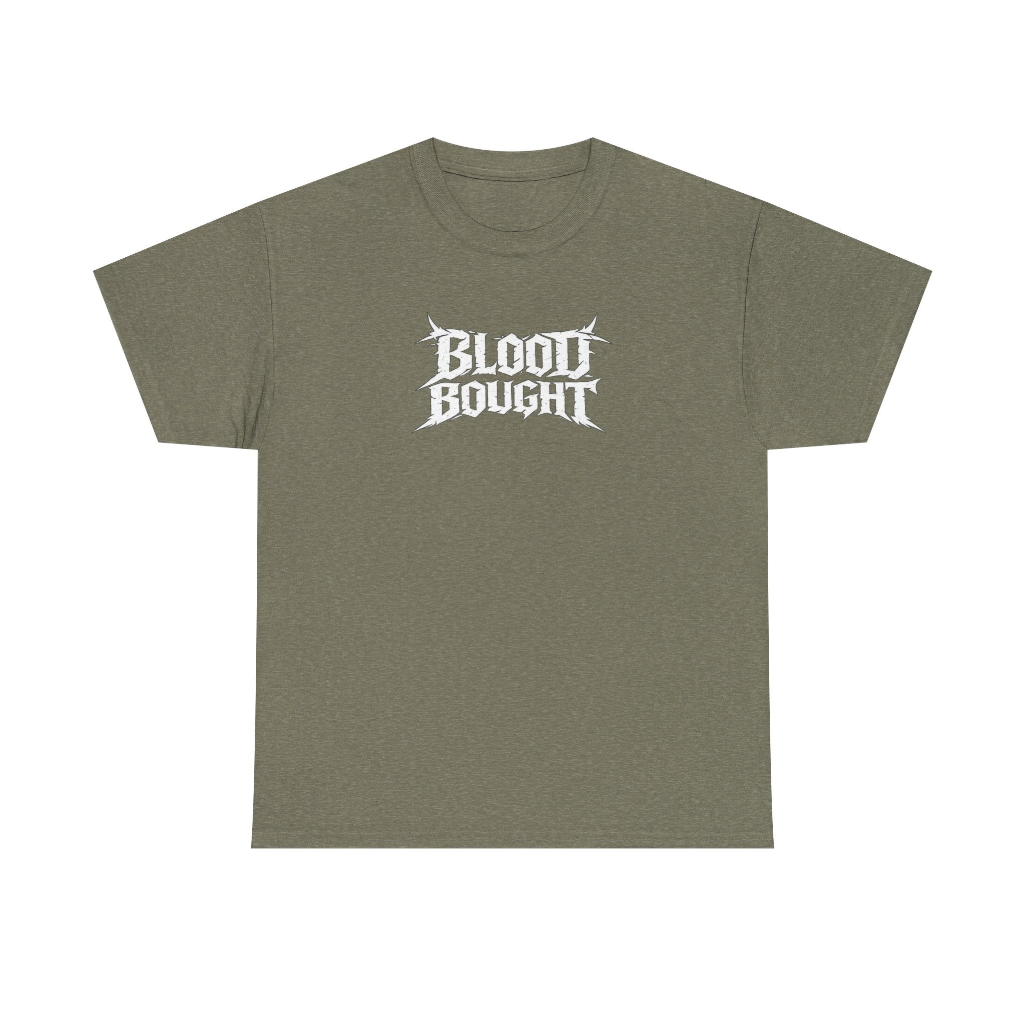 Blood Bought T-Shirt — Gothic Cross & Crown of Thorns Graphic Tee