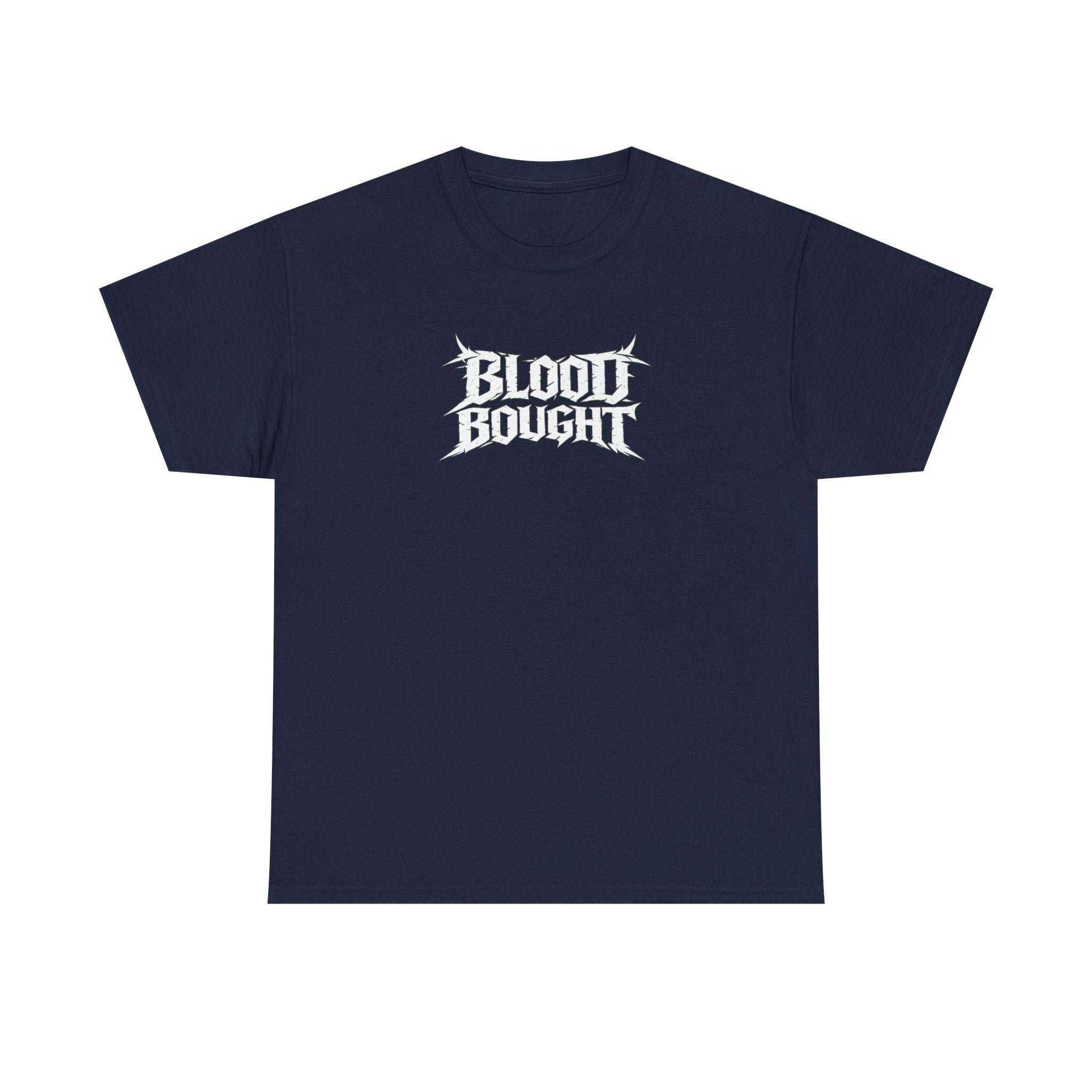 Blood Bought T-Shirt — Gothic Cross & Crown of Thorns Graphic Tee