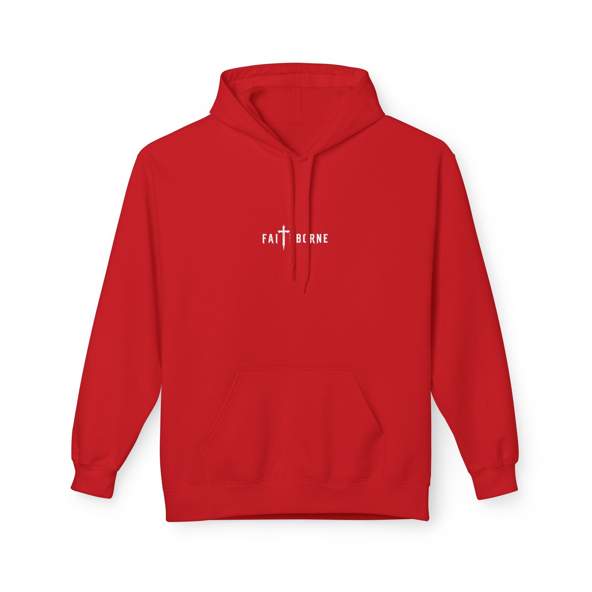 Christian Hoodie "She will not fail" Psalm 46:5 Cross & Crown of Thorns with Roses Design