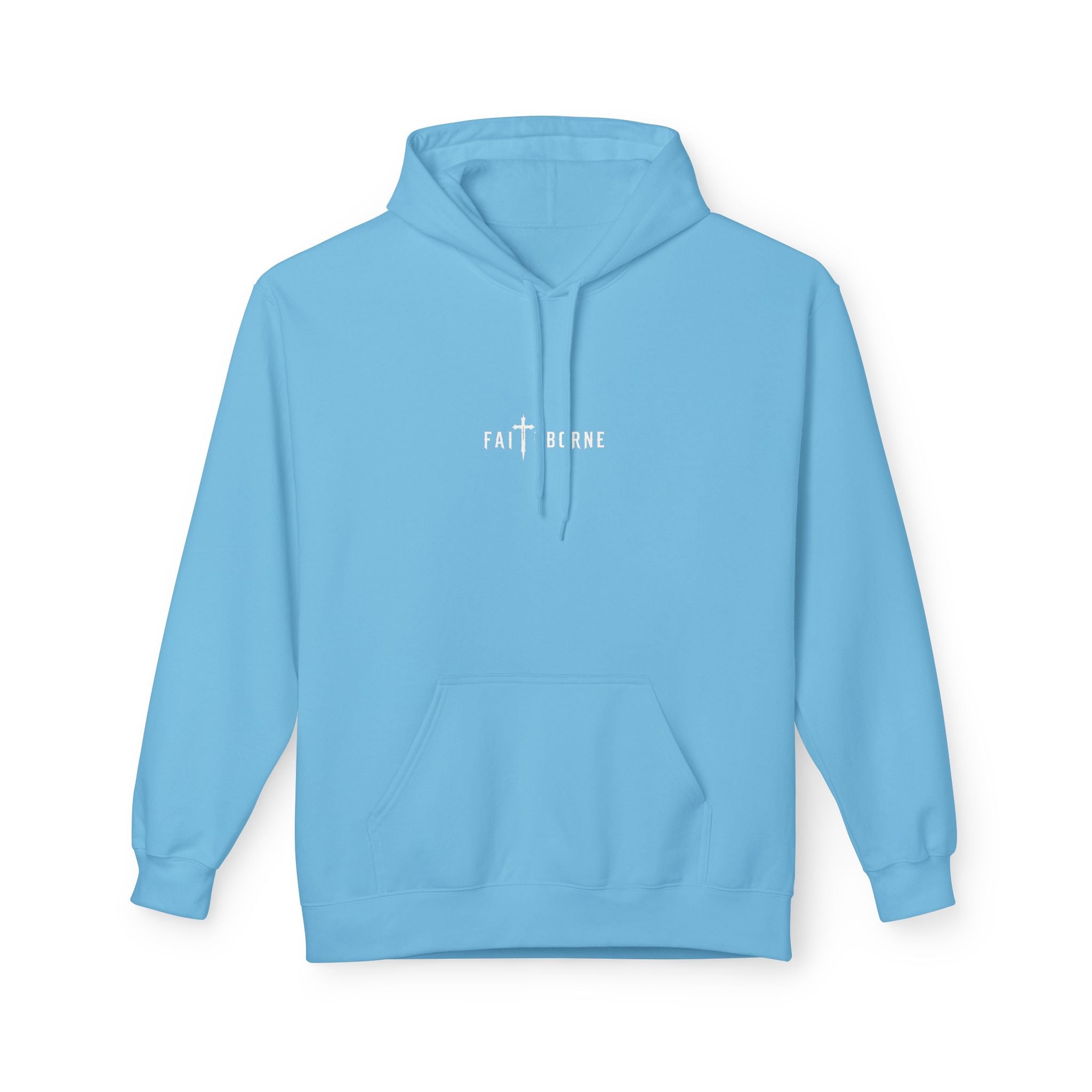 Christian Hoodie "She will not fail" Psalm 46:5 Cross & Crown of Thorns with Roses Design