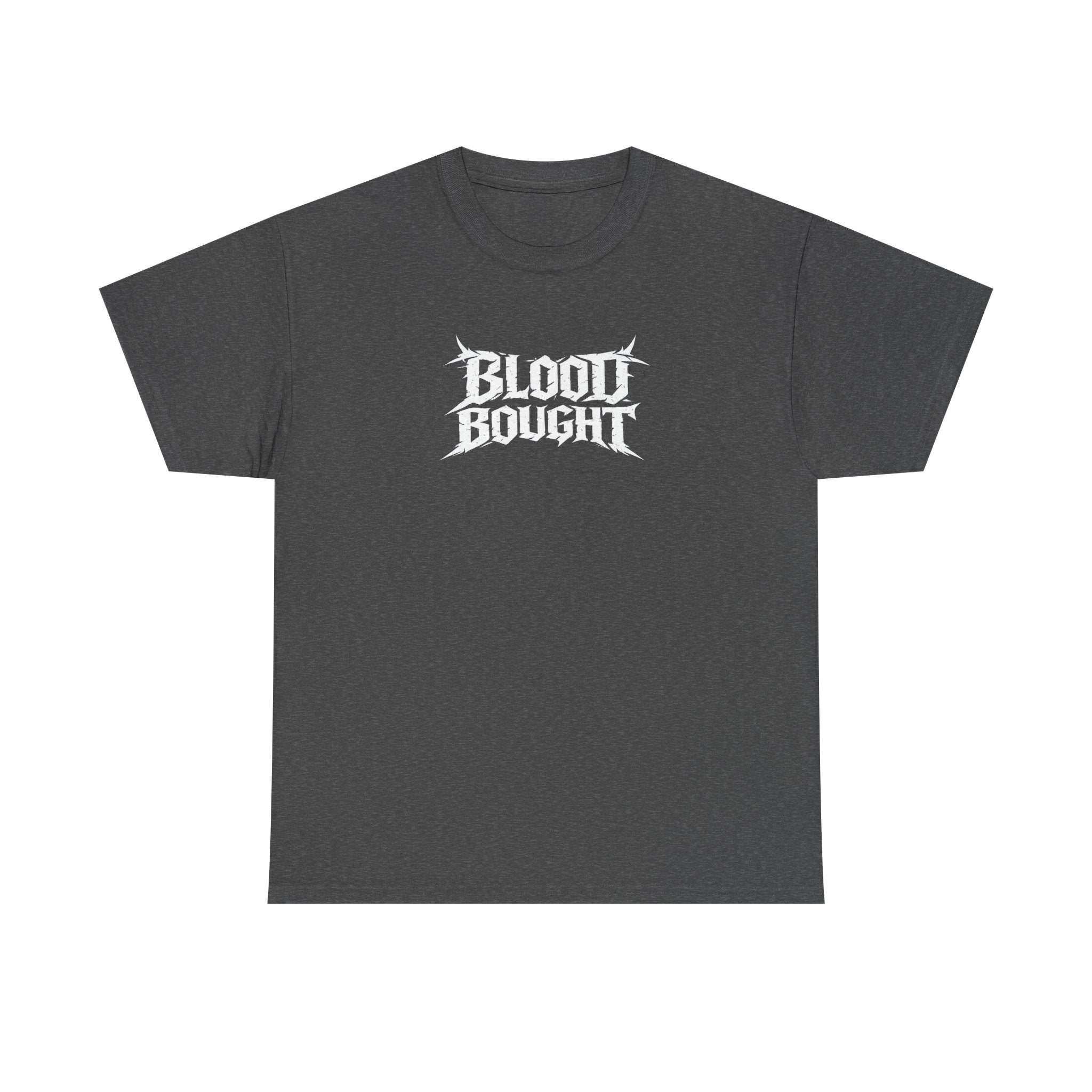 Blood Bought T-Shirt — Gothic Cross & Crown of Thorns Graphic Tee