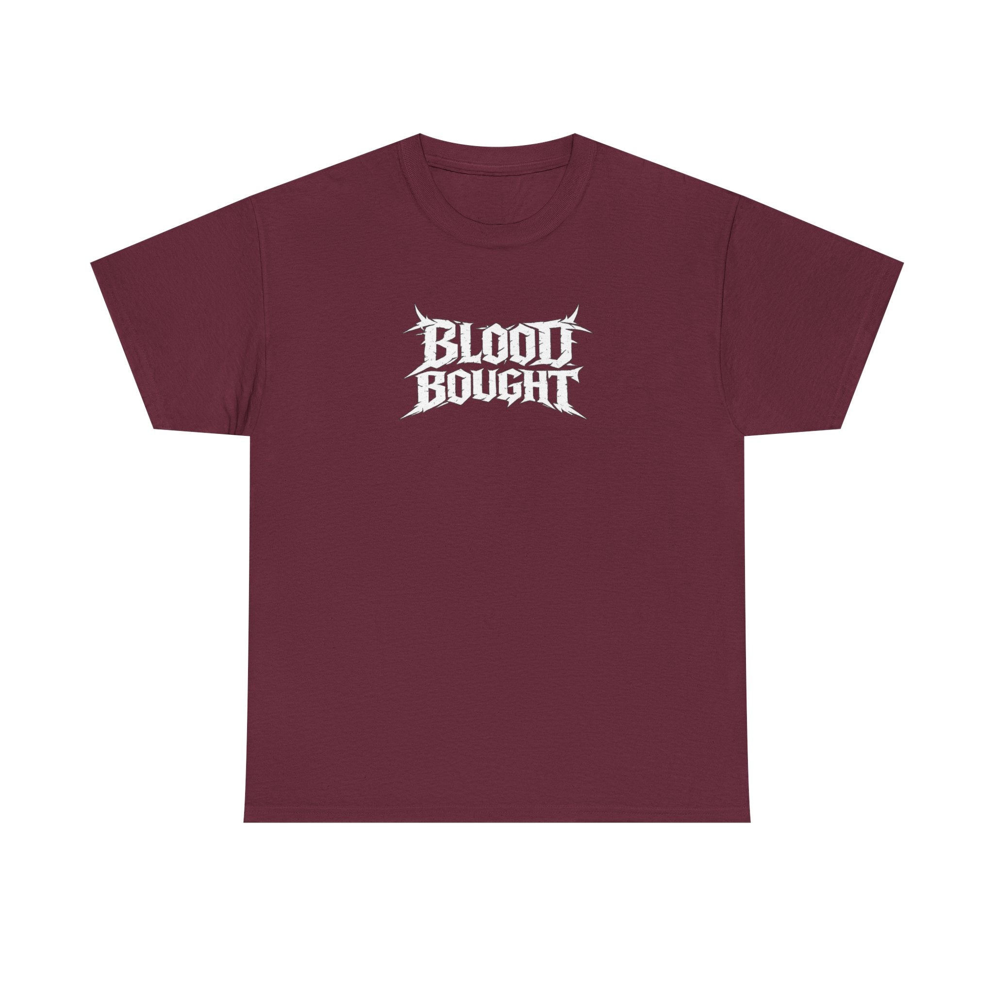 Blood Bought T-Shirt — Gothic Cross & Crown of Thorns Graphic Tee