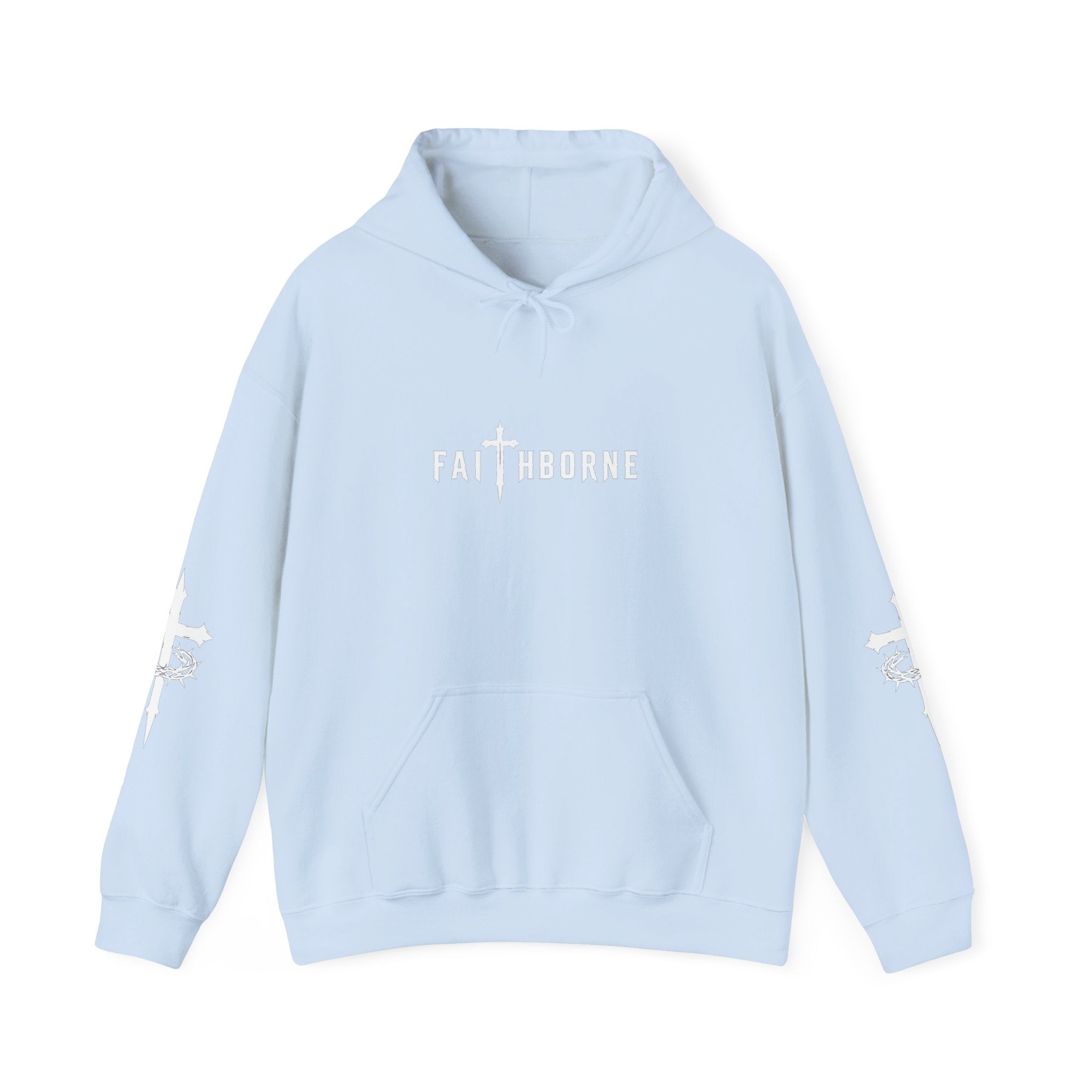 Faithborne "Carry Your Cross" Hoodie - Christian Faith Graphic Pullover